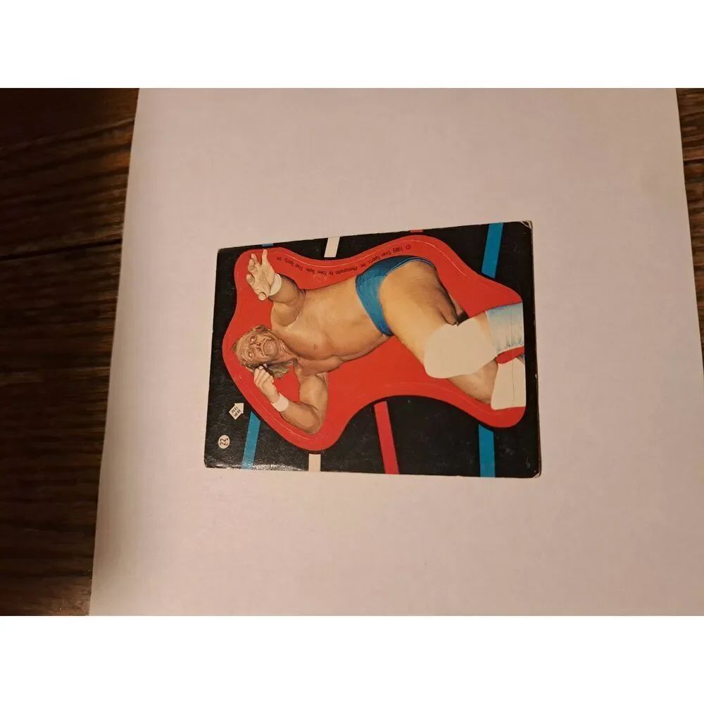 Vintage 1985 WWF Hulk Hogan Sticker Card #22 Titan Sports WWE Wrestling
